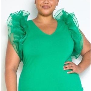 Green shirt